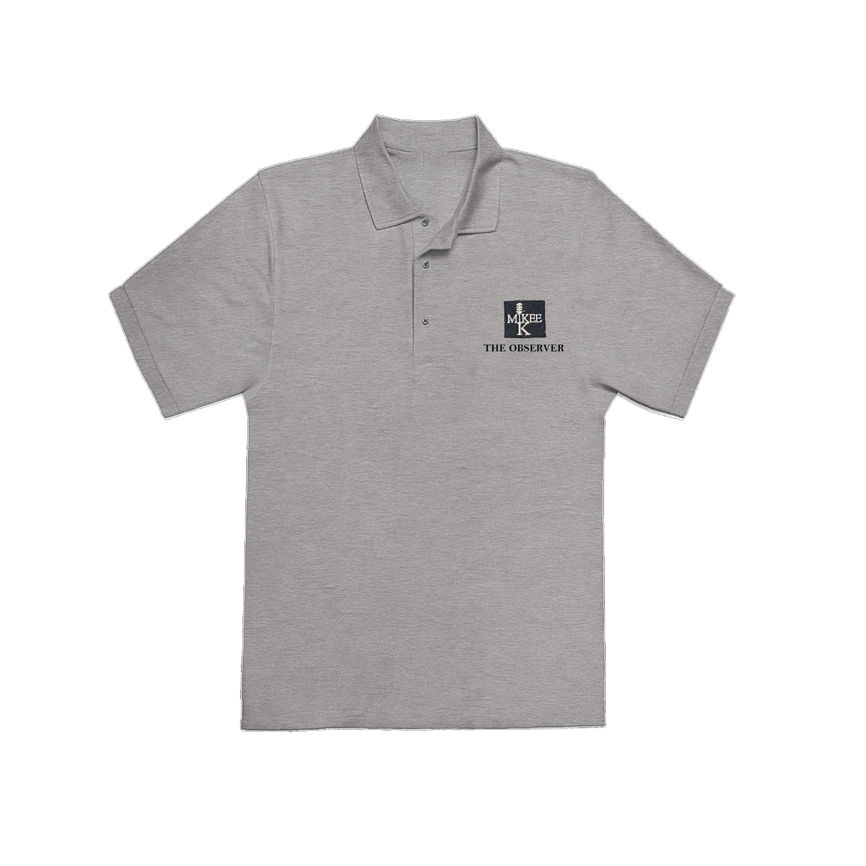 Observer Grey Polyester Polo